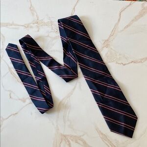 Classic Navy Striped Tie